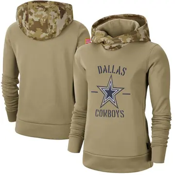 dallas cowboys nike 2018 nfl men's salute to service therma hoodie