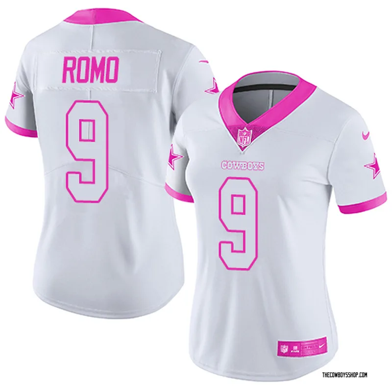 womens pink dallas cowboys jersey