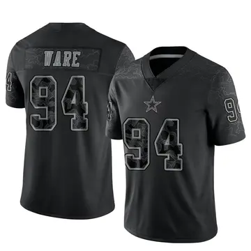 Youth Dallas Cowboys DeMarcus Ware Black Limited Reflective Jersey By Nike