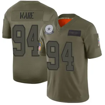 Youth Dallas Cowboys DeMarcus Ware Camo Limited 2019 Salute to Service Jersey By Nike