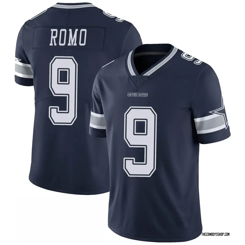 Youth Dallas Cowboys Tony Romo Navy 
